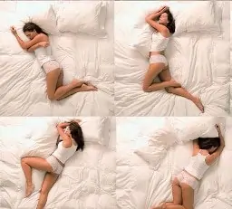 Signification de positions dans le sommeil